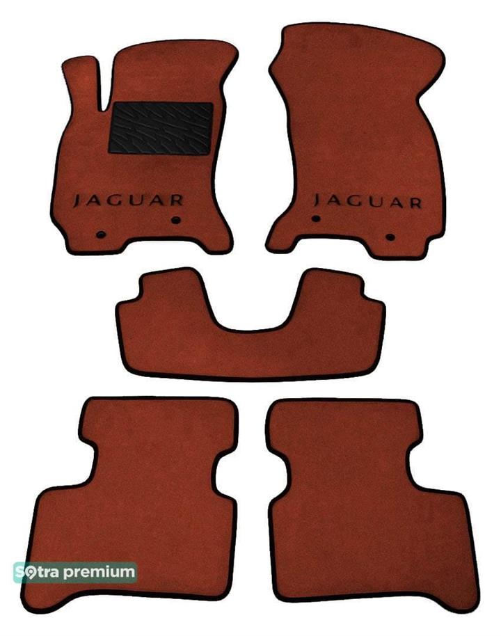 Sotra 00915-CH-TERRA Interior mats Sotra two-layer terracotta for Jaguar X-type (2001-2009), set 00915CHTERRA: Buy near me in Poland at 2407.PL - Good price!