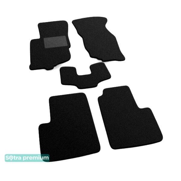 Sotra 00921-CH-BLACK Interior mats Sotra two-layer black for Mitsubishi Colt (1996-2002), set 00921CHBLACK: Buy near me at 2407.PL in Poland at an Affordable price!