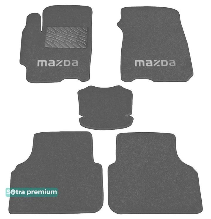 Sotra 00928-CH-GREY Interior mats Sotra two-layer gray for Mazda 5 / premacy (1999-2004), set 00928CHGREY: Buy near me in Poland at 2407.PL - Good price!