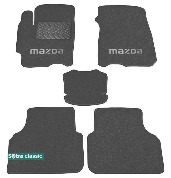 Sotra 00928-GD-GREY Interior mats Sotra two-layer gray for Mazda 5 / premacy (1999-2004), set 00928GDGREY: Buy near me in Poland at 2407.PL - Good price!