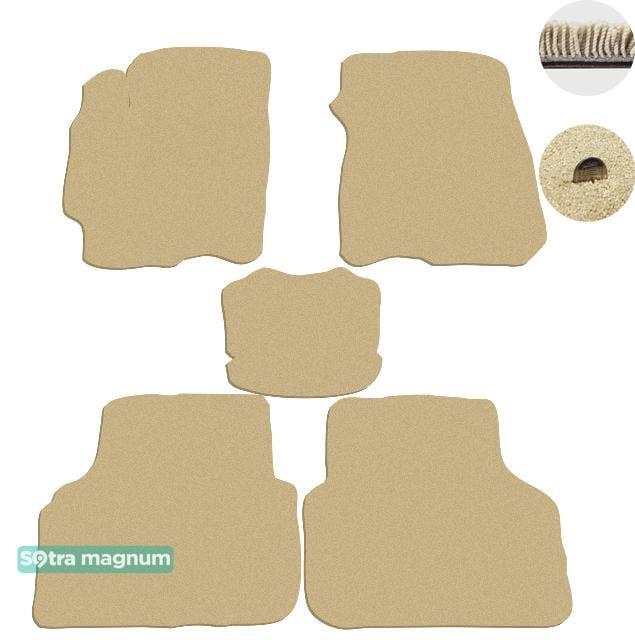 Sotra 00928-MG20-BEIGE Interior mats Sotra two-layer beige for Mazda 5 / premacy (1999-2004), set 00928MG20BEIGE: Buy near me in Poland at 2407.PL - Good price!