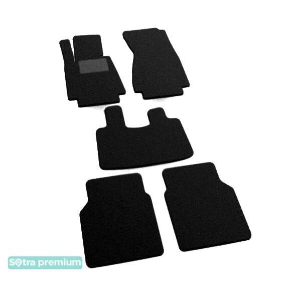 Sotra 00943-CH-BLACK Interior mats Sotra two-layer black for BMW 7-series long (2002-2008), set 00943CHBLACK: Buy near me in Poland at 2407.PL - Good price!