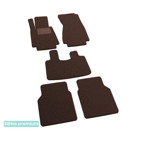 Sotra 00943-CH-CHOCO Interior mats Sotra two-layer brown for BMW 7-series long (2002-2008), set 00943CHCHOCO: Buy near me in Poland at 2407.PL - Good price!