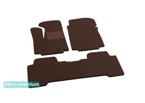 Sotra 00981-2-CH-CHOCO Interior mats Sotra two-layer brown for Honda Pilot us (2003-2008), set 009812CHCHOCO: Buy near me in Poland at 2407.PL - Good price!