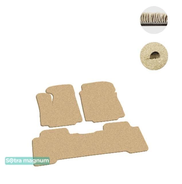 Sotra 00981-2-MG20-BEIGE Interior mats Sotra two-layer beige for Honda Pilot us (2003-2008), set 009812MG20BEIGE: Buy near me in Poland at 2407.PL - Good price!
