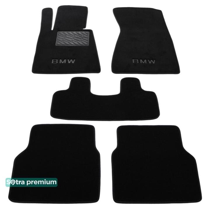 Sotra 00989-CH-BLACK Interior mats Sotra two-layer black for BMW 7-series (2002-2008), set 00989CHBLACK: Buy near me in Poland at 2407.PL - Good price!