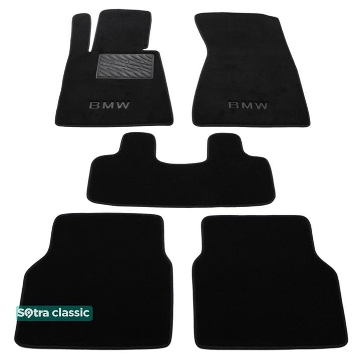 Sotra 00989-GD-BLACK Interior mats Sotra two-layer black for BMW 7-series (2002-2008), set 00989GDBLACK: Buy near me in Poland at 2407.PL - Good price!