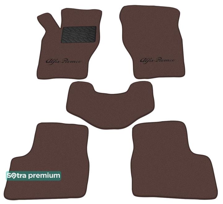 Sotra 01000-CH-CHOCO Interior mats Sotra two-layer brown for Alfa Romeo 166 (1999-2007), set 01000CHCHOCO: Buy near me in Poland at 2407.PL - Good price!