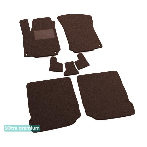 Sotra 01004-CH-CHOCO Interior mats Sotra Double layer brown for Seat Toledo/Leon, set 01004CHCHOCO: Buy near me in Poland at 2407.PL - Good price!