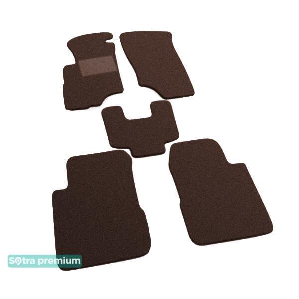 Sotra 01034-CH-CHOCO Interior mats Sotra two-layer brown for Mitsubishi Outlander (2001-2008), set 01034CHCHOCO: Buy near me in Poland at 2407.PL - Good price!