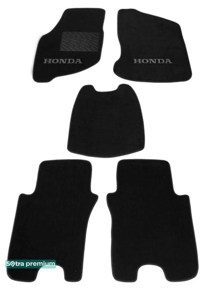 Sotra 01039-CH-BLACK Килимки салону Sotra двошарові чорні для Honda Jazz / fit (2002-2004), комплект 01039CHBLACK: Приваблива ціна - Купити у Польщі на 2407.PL!