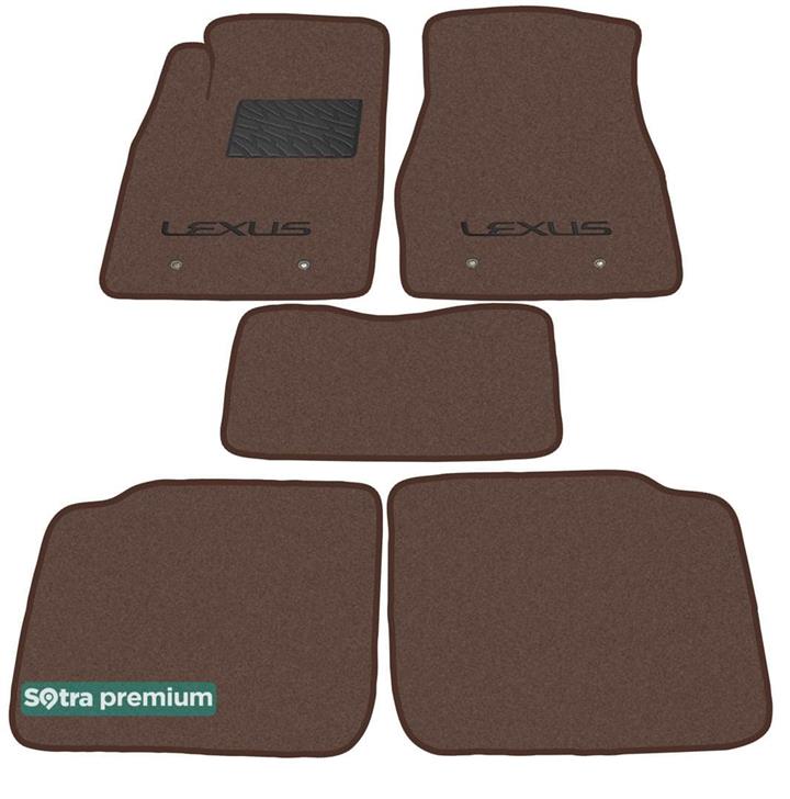 Sotra 01046-CH-CHOCO Interior mats Sotra two-layer brown for Lexus Es (2001-2006), set 01046CHCHOCO: Buy near me in Poland at 2407.PL - Good price!