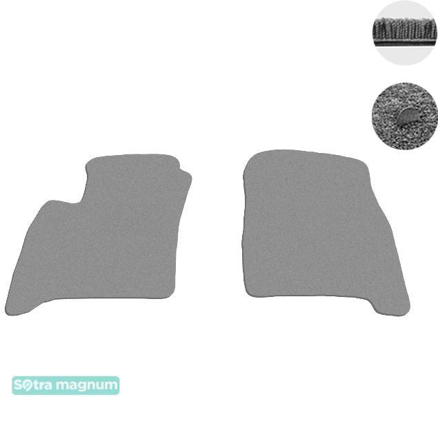 Sotra 01057-1-MG20-GREY Interior mats Sotra two-layer gray for Toyota Avensis verso (2001-2009), set 010571MG20GREY: Buy near me in Poland at 2407.PL - Good price!