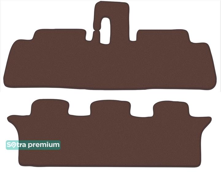 Sotra 01057-5-CH-CHOCO Interior mats Sotra two-layer brown for Toyota Avensis verso (2001-2009), set 010575CHCHOCO: Buy near me in Poland at 2407.PL - Good price!