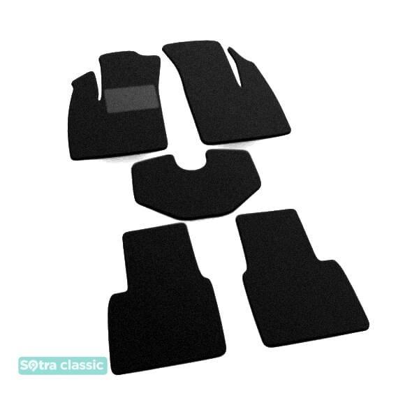 Sotra 01064-GD-BLACK Interior mats Sotra two-layer black for Fiat Doblo (2000-2010), set 01064GDBLACK: Buy near me at 2407.PL in Poland at an Affordable price!