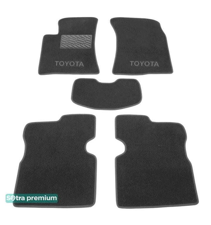 Sotra 01068-CH-GREY Interior mats Sotra two-layer gray for Toyota Avensis (2003-2008), set 01068CHGREY: Buy near me in Poland at 2407.PL - Good price!