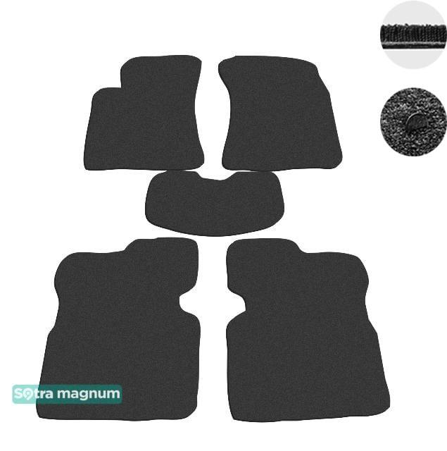 Sotra 01068-MG15-BLACK Interior mats Sotra two-layer black for Toyota Avensis (2003-2008), set 01068MG15BLACK: Buy near me at 2407.PL in Poland at an Affordable price!