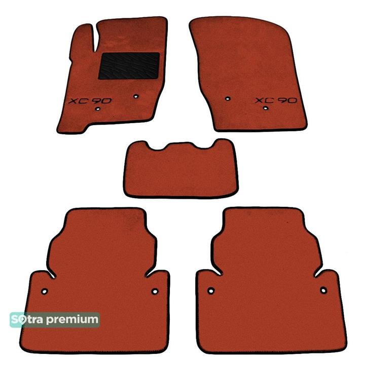 Sotra 01070-CH-TERRA Interior mats Sotra two-layer terracotta for Volvo Xc90 (2002-2014), set 01070CHTERRA: Buy near me in Poland at 2407.PL - Good price!