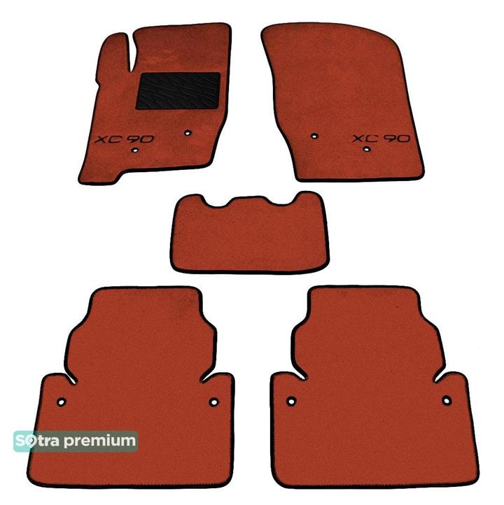 Sotra 01070-CH-TERRA Dywaniki do salony pasażerskiego Sotra dwuwarstwowy terakota dla Volvo Xc90 (2002-2014), zestaw 01070CHTERRA: Dobra cena w Polsce na 2407.PL - Kup Teraz!