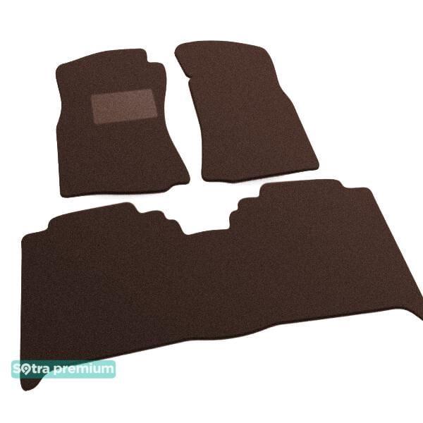 Sotra 01079-CH-CHOCO Interior mats Sotra two-layer brown for Nissan Pathfinder / terrano (1986-1995), set 01079CHCHOCO: Buy near me in Poland at 2407.PL - Good price!