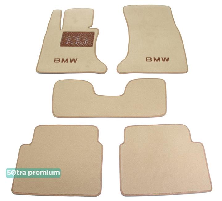 Sotra 01084-CH-BEIGE Interior mats Sotra two-layer beige for BMW 5-series (2004-2009), set 01084CHBEIGE: Buy near me in Poland at 2407.PL - Good price!