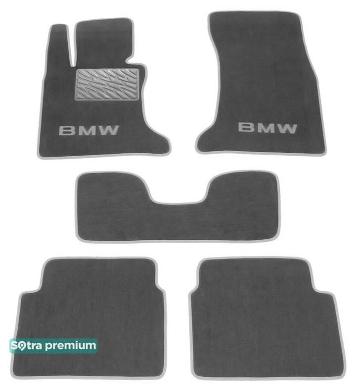 Sotra 01084-CH-GREY Interior mats Sotra two-layer gray for BMW 5-series (2004-2009), set 01084CHGREY: Buy near me in Poland at 2407.PL - Good price!