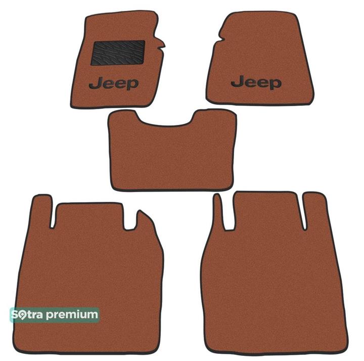 Sotra 01097-CH-TERRA Interior mats Sotra two-layer terracotta for Jeep Cherokee (1998-2001), set 01097CHTERRA: Buy near me at 2407.PL in Poland at an Affordable price!