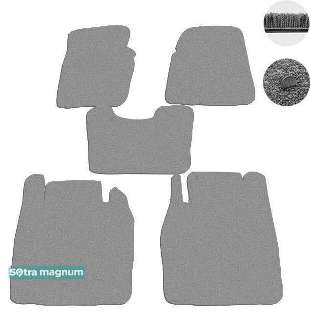 Sotra 01097-MG20-GREY Interior mats Sotra two-layer gray for Jeep Cherokee (1998-2001), set 01097MG20GREY: Buy near me in Poland at 2407.PL - Good price!