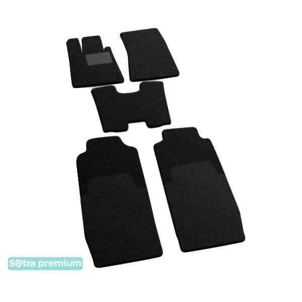 Sotra 01111-CH-BLACK Interior mats Sotra two-layer black for Maybach 57 (2003-2013), set 01111CHBLACK: Buy near me in Poland at 2407.PL - Good price!