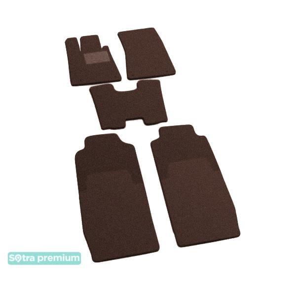 Sotra 01111-CH-CHOCO Interior mats Sotra two-layer brown for Maybach 57 (2003-2013), set 01111CHCHOCO: Buy near me in Poland at 2407.PL - Good price!