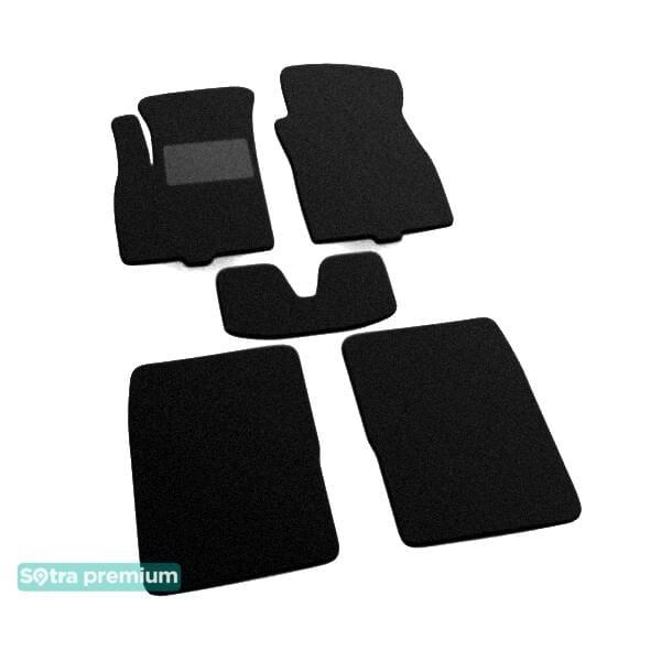 Sotra 01121-CH-BLACK Interior mats Sotra two-layer black for Fiat Panda (2004-2012), set 01121CHBLACK: Buy near me in Poland at 2407.PL - Good price!