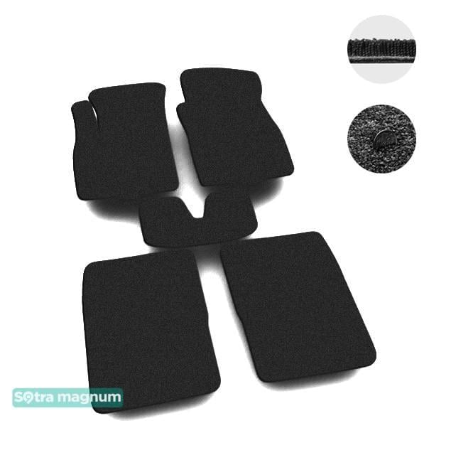 Sotra 01121-MG15-BLACK Interior mats Sotra two-layer black for Fiat Panda (2004-2012), set 01121MG15BLACK: Buy near me in Poland at 2407.PL - Good price!