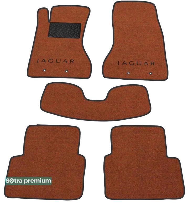 Sotra 01145-CH-TERRA Interior mats Sotra two-layer terracotta for Jaguar S-type (2002-2008), set 01145CHTERRA: Buy near me in Poland at 2407.PL - Good price!