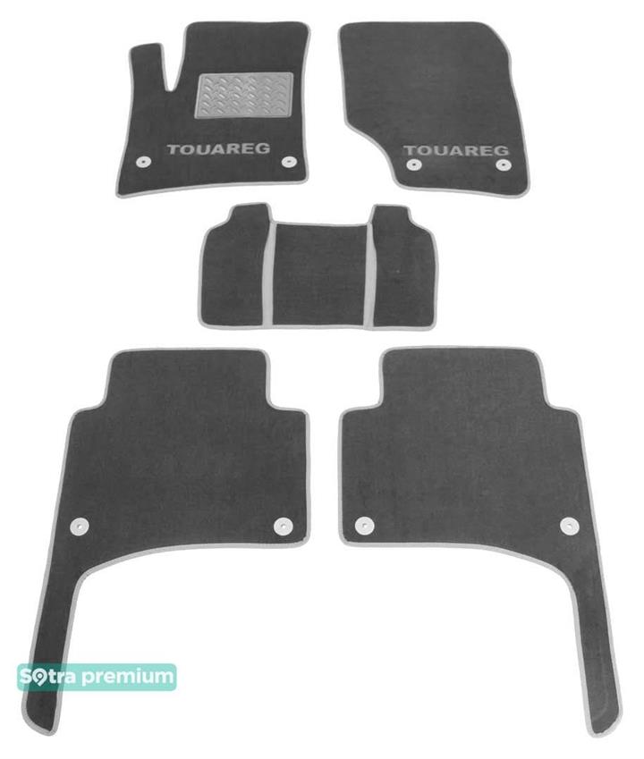 Sotra 01149-CH-GREY Interior mats Sotra two-layer gray for Volkswagen Touareg (2002-2010), set 01149CHGREY: Buy near me in Poland at 2407.PL - Good price!