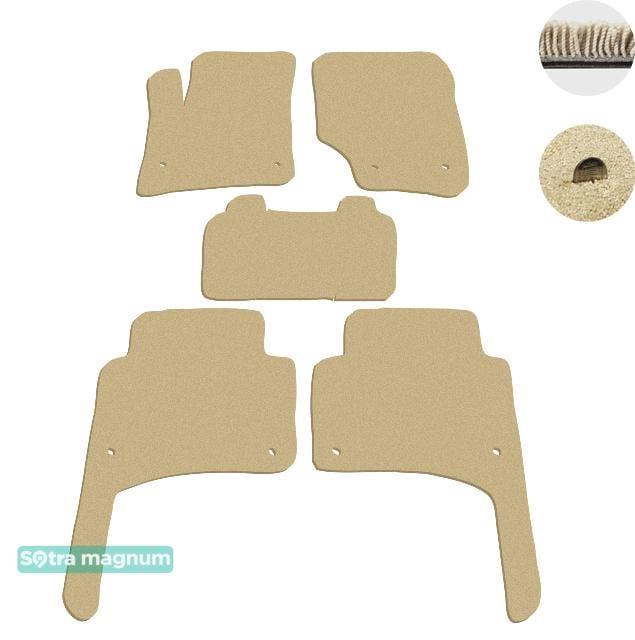 Sotra 01149-MG20-BEIGE Interior mats Sotra two-layer beige for Volkswagen Touareg (2002-2010), set 01149MG20BEIGE: Buy near me in Poland at 2407.PL - Good price!