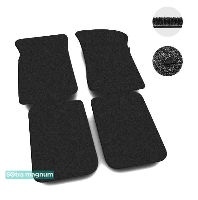 Sotra 01158-MG15-BLACK Interior mats Sotra two-layer black for Seat Toledo (1991-1995), set 01158MG15BLACK: Buy near me in Poland at 2407.PL - Good price!