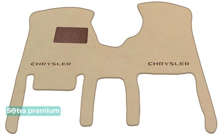 Sotra 01169-1-CH-BEIGE Interior mats Sotra two-layer beige for Chrysler Grand voyager (2000-2007), set 011691CHBEIGE: Buy near me in Poland at 2407.PL - Good price!