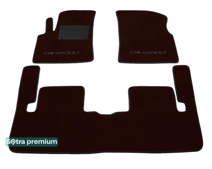 Sotra 01171-CH-CHOCO Interior mats Sotra two-layer brown for Chevrolet Tacuma (2004-2008), set 01171CHCHOCO: Buy near me in Poland at 2407.PL - Good price!
