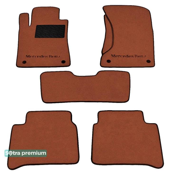 Sotra 01176-CH-TERRA Interior mats Sotra two-layer terracotta for Mercedes E-class (2002-2009), set 01176CHTERRA: Buy near me at 2407.PL in Poland at an Affordable price!