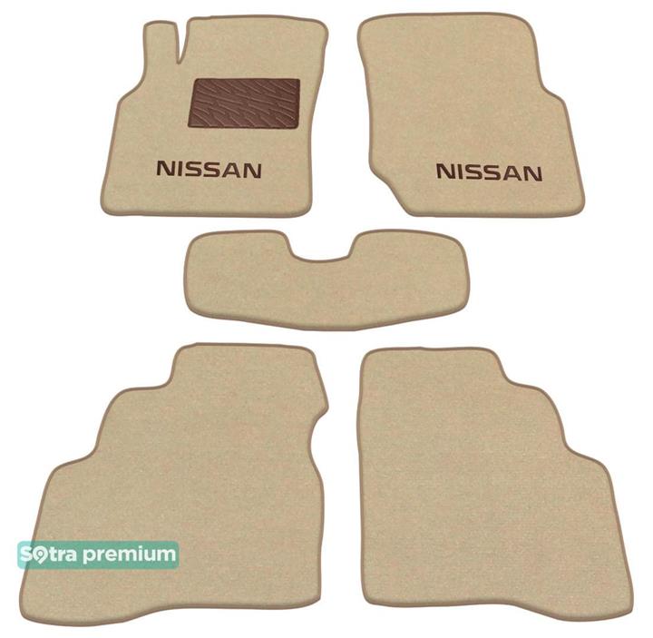 Sotra 01186-CH-BEIGE Interior mats Sotra two-layer beige for Nissan Almera (2000-2006), set 01186CHBEIGE: Buy near me in Poland at 2407.PL - Good price!