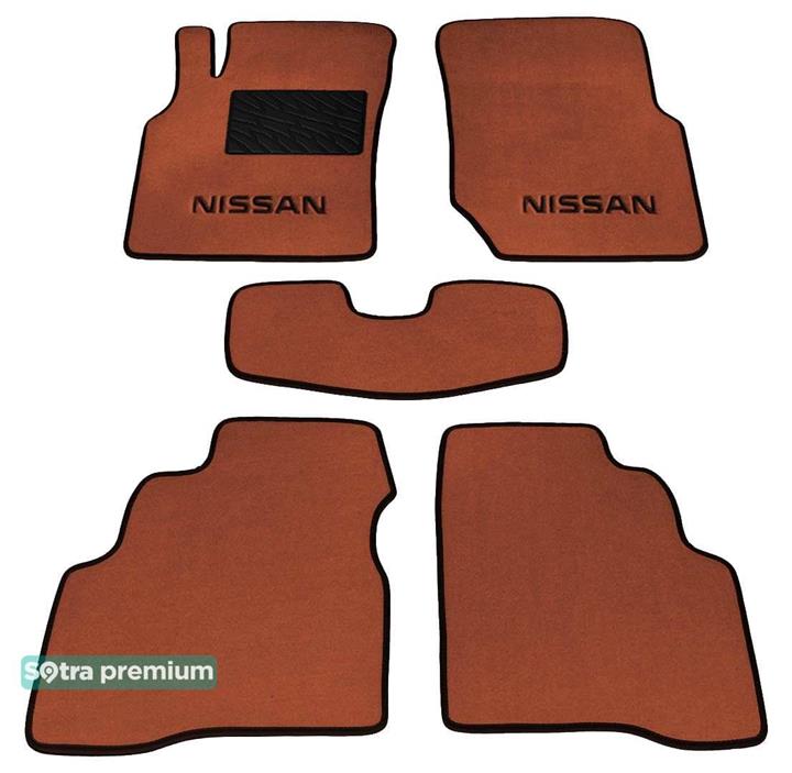 Sotra 01186-CH-TERRA Interior mats Sotra two-layer terracotta for Nissan Almera (2000-2006), set 01186CHTERRA: Buy near me in Poland at 2407.PL - Good price!