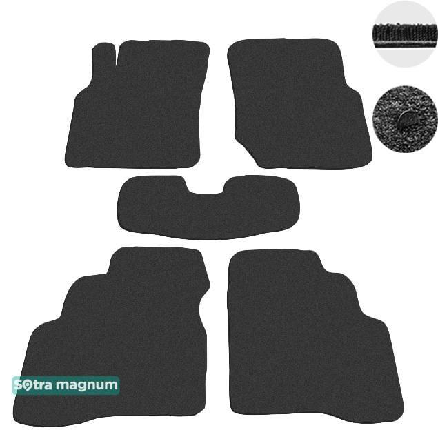 Sotra 01186-MG15-BLACK Interior mats Sotra two-layer black for Nissan Almera (2000-2006), set 01186MG15BLACK: Buy near me in Poland at 2407.PL - Good price!
