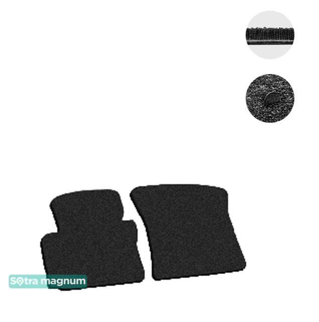 Sotra 01208-1-MG15-BLACK Interior mats Sotra two-layer black for Volkswagen Touran (2003-2009), set 012081MG15BLACK: Buy near me in Poland at 2407.PL - Good price!