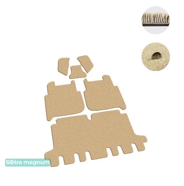 Sotra 01208-5-MG20-BEIGE Interior mats Sotra two-layer beige for Volkswagen Touran (2003-2009), set 012085MG20BEIGE: Buy near me in Poland at 2407.PL - Good price!
