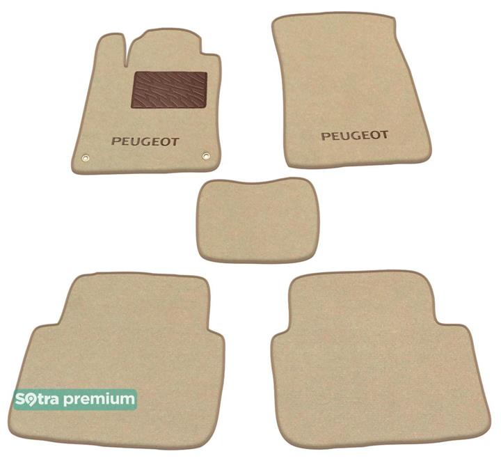 Sotra 01210-CH-BEIGE Interior mats Sotra two-layer beige for Peugeot 407 (2004-2010), set 01210CHBEIGE: Buy near me in Poland at 2407.PL - Good price!