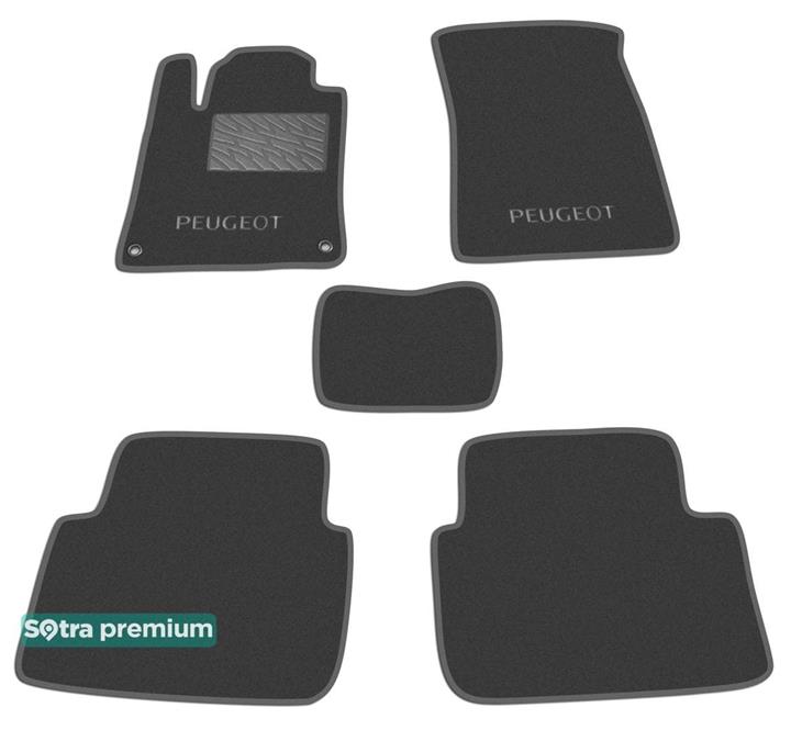 Sotra 01210-CH-GREY Interior mats Sotra two-layer gray for Peugeot 407 (2004-2010), set 01210CHGREY: Buy near me in Poland at 2407.PL - Good price!