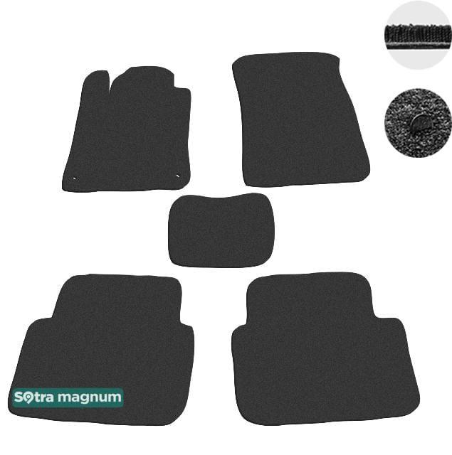 Sotra 01210-MG15-BLACK Interior mats Sotra two-layer black for Peugeot 407 (2004-2010), set 01210MG15BLACK: Buy near me in Poland at 2407.PL - Good price!