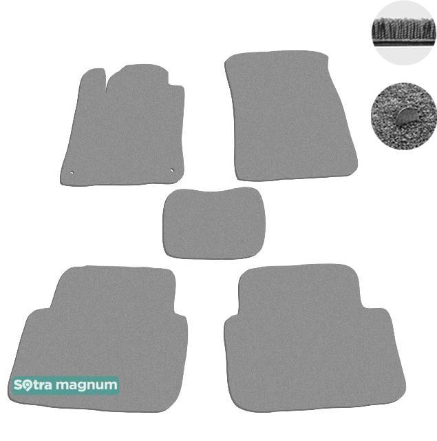 Sotra 01210-MG20-GREY Interior mats Sotra two-layer gray for Peugeot 407 (2004-2010), set 01210MG20GREY: Buy near me in Poland at 2407.PL - Good price!