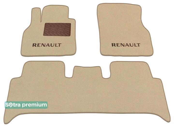 Sotra 01222-CH-BEIGE Interior mats Sotra two-layer beige for Renault Scenic (2003-2009), set 01222CHBEIGE: Buy near me in Poland at 2407.PL - Good price!