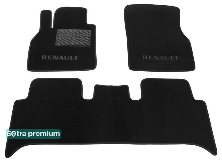 Sotra 01222-CH-BLACK Interior mats Sotra two-layer black for Renault Scenic (2003-2009), set 01222CHBLACK: Buy near me in Poland at 2407.PL - Good price!
